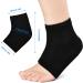 Naapesi Gel Heel Socks - Moisturizing Foot Care Spa Socks for Dry Cracks & Plantar Fasciitis - Open Toe Soft & Ventilated Black - Buy Online on SooperMarket.com