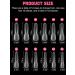 EBANKU 120 PCS Clear Matte Dual Nail Forms for Acrylic Stiletto Nail Extensions | Nail Art Salon Design Tools - Buy Online on SooperMarket.com