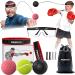 PROIRON Boxing Reflex Ball with Safety Glasses, 4 Reflex Ball, 2 Headband for Adult/Kids, Boxing Head Ball for Punch Speed, Hand Eye Coordination Training Equipment Boxing MMA, Gifts for Teenage Boys b-3 balls+glass