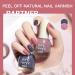TBeautfave Purple Nail Polish Set Peel Off Nude Nail Varnish Sets Quick Dry & Long Lasting Pink Nail Polish Water Based Natural Nail Varnish Sets for Women DIY Nail Art Set A - Buy Online on SooperMarket.com