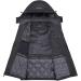 Farvalue Men's Waterproof Ski Jacket | Winter Warm Snow Coat with Hood - Grey | Large Size - Buy Online on SooperMarket.com