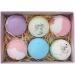 Handmade Bathing Ball Cleaner Gift Set - 6 Pieces for Dry Skin & Spa Baths | Perfect Birthday & Mother's Day Gift for Her & Him - Buy Online on SooperMarket.com
