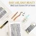 72 Count D Curl Individual Cluster Lashes | Natural Soft Fluffy Eyelash Extensions - UK-FD-B43-D-8-16MIX - Buy Online on SooperMarket.com