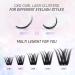 LANKIZ Cluster Lashes D Curl Russian Volume - 60 pcs DIY Eyelashes Extension Wisps - Featherlight Synthetic Reusable False Eyelashes - Soft Faux Mink Lash Clusters - Buy Online on SooperMarket.com