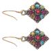 EXCEART 3 Pairs Bohemian Ethnic Earrings Retro Earrings Unique Dangle Earrings Vintage Bohemian Earrings