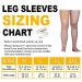 GP GIORO PARTNER XX-Large Black/Skin Long Leg Compression Sleeves - 2 Pairs for Running, Basketball, Hiking & Cycling - Buy Online on SooperMarket.com