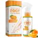 Foot Peeling Spray Instant Foot Peeling Spray Foot Spray to Remove Dead Skin Hydrating Nourish Peel Off Spray Exfoliating Peeling & Calluses on Feet for Cracked Rough Heels (1PCS Orange) 1 count (Pack of 1) Orange
