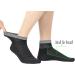 Yomandamor Bamboo Diabetic Socks for Men - 6 Pairs, Size 10-13, Lightweight & Seamless Ankle Socks in Black - Buy Online on SooperMarket.com