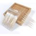 Double-Ended Cotton Swabs - 400 Count | Pointed Shape, Safety Ear Cleaning | Ideal for Beauty, Skin Care - Buy Online on SooperMarket.com