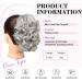 REECHO 9 Silver Grey Classic Loose Curly Wavy Claw Clip Ponytail Extension - Buy Online on SooperMarket.com