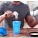 KANGSIT Protein Shaker Bottle 400ml Purple | Stainless Steel Mixing Ball | BPA- and DEHP-free | Leakproof Flip On Lid | Ideal for Protein & Supplements - Buy Online on SooperMarket.com