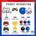 UFROMSKY 28pcs Video Game Cake Topper Headset Cake Topper Game Console Controller Cake Topper with Colorful Balls Trophy balloons for Video Game Themed Party Boys Teens Birthday Party - Buy Online on SooperMarket.com