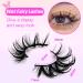 Heracks False Eyelashes Faux Mink Wet Look D-curl Cat-Eye Japanese Style Cosplay Spiky Anime Lashes 20 mm Long Dramatic Thick 7 Pair 7P-Wet-S23 - Buy Online on SooperMarket.com