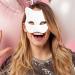 AOKWAWALIY 5pcs White Cat Masks | Blank DIY Halloween & Cosplay Half Face Masks | Perfect Masquerade Party Supplies - Buy Online on SooperMarket.com