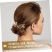 ABOOFAN Hair Barrettes Hair Clips Bun Cuff High Bun Clip Cage Clips Bun Hair Clip Bun Clips Hair Bun Accessories Hair Bun Clip Hair Barrette with Stick Hair Accessories Headgear Metal - Buy Online on SooperMarket.com