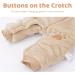 JiAmy Baby Boys Snowsuit | Girls Hooded Romper Winter Jumpsuit | Bear Cartoon Pajamas | Khaki 9-12 Months - Buy Online on SooperMarket.com
