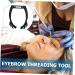 Beavorty 5pcs white white outfit eyebrow threading thread brow mapping ink line eyebrow line foldable - Buy Online on SooperMarket.com