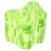 HAPINARY Nail Art Liquid Holder with cover tool manicure glass nail dish cup bracket nail art dish plate cup thicken nail dish with lid glass nail art cup Nail supplies Nail Manicure Tools 7x5.6cm Green