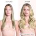 20pcs Real Hair Tape Extensions - 60cm Ash Blonde to Gold Blonde | Silky Straight Remy Invisible Skin Weft - Buy Online on SooperMarket.com