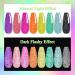 MIZHSE Neon Reflective Glitter Gel Polish Set - Sparkly Diamond Shimmer - Soak Off UV LED - Home & Salon Manicure - Buy Online on SooperMarket.com