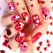 RUNRAYAY 36Pcs 3D Cherry Nail Art Charms Red & Pink Elegant Nail Studs Diamonds for Nail Accessories Summer Fruit Nail Jewelry Decoration for Diy Crafts Nail Decor - Buy Online on SooperMarket.com