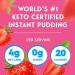 Natural Simply Delish Instant Strawberry Pudding - 1.7 oz | Healthy Dessert - Buy Online on SooperMarket.com