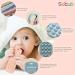 Socub Silicone Baby Teething Toy 2 Pcs Mobile Phone Shape Teether Set for Babies 3-12 Months - BPA Free Pain Relief Chew Toy (Blush/Dusty Lilac) - Buy Online on SooperMarket.com