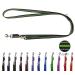 Dog linen adjustable / double linen for medium and large dogs / 2m / 2.40m / 2.80m / 3.50m / 5m (black-neon green 2m) 2m black-neon green