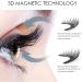 Magnetic Eyelashes Reusable Self-Adhesive Eyelashes with Applicator Natural Fluffy Curling Long Eyelashes 3D Effect Waterproof Fake Eyelash Set KS01-4 - Buy Online on SooperMarket.com