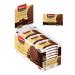 Loacker Tortina (Triple Choc) Crispy waffle tarts with chocolate & noble cocoa coffee biscuits with chocolate shell round waffle biscuits (24 x 21g) triple chocolate 24 pcs 21 g