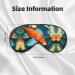 HD Japanese Koi Fish Eye Mask - Soft Breathable Sleep Mask for Women | Perfect for Travel & Relaxation - Buy Online on SooperMarket.com