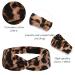 Folora Leopard Print Twisted Criss Cross Headbands for Women & Girls - Set of 4 - Buy Online on SooperMarket.com