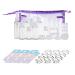 Kare & Kind Favor travel set refillable for 8 bottles and 9 glasses 3 tools (pipette funnel and mini spatula)