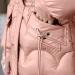 Pink Padded Jacket for Women | Slim Fit Faux Fur Parka with Hood | Winter Warm Outwear (Size: Medium) - Buy Online on SooperMarket.com