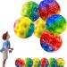 6PCs Astro Jump Ball high jumping rubber ball jumps rubber ball moon ball moonball lavaball a banging noise Mini bouncing ball toy bouncy balls for kids party gift (xuancai)