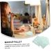 Buy NOLITOY 100pcs Adhesive Makeup Hand Palette - Disposable Clear Hand Held Blender & Mixer for Professionals | Waterproof & Breathable - Buy Online on SooperMarket.com