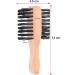 Double Sided Mini Bristle Brush for Afro & Curly Hair | Boar & Nylon Bristles | Soft Hair Brush for Women & Men - Buy Online on SooperMarket.com