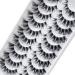 3D False Eyelashes - Handmade Natural Look Fluffy Strip Lashes | Multipack of 10 Pairs (Hyal01W) - International Shipping Available - Buy Online on SooperMarket.com