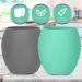 Sperric Silicone Mini Cups for Toddlers - 2 Pack, 4.5 oz - Light Blue/Cool Gray - Buy Online on SooperMarket.com