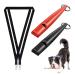 Fanna's dog whistle 2 pieces of dog whistle R tter recall with free pipe band adjustable high frequency loud and far -reaching for effective dog training successful dog training black/red black and red
