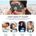 Unisex Haskirky Light Blocking Eye Mask - Breathable & Adjustable for Travel, Yoga, Meditation - Cartoon Skull Design - Buy Online on SooperMarket.com