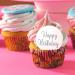 Cupcake Toppers 10 Pieces Acrylic Happy Birthday Cake Toppers Round Cake Decorations for Birthday Party Rose Gold - Buy Online on SooperMarket.com
