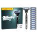 Gillette Mach3 Men's Razor + 12 Razor Blade Refills 3 Blades for a Smooth Shave Fits All Mach3 Handles Mach3 Razor + 12 Razor Blade Refills