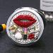 Beaupretty Round Compact Mirror with Rhinestone Red Lips and High Heels Design - Portable Mini Makeup Mirror for Women and Girls - Buy Online on SooperMarket.com