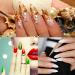 Kalolary 120PCS Gel Nail Dual Forms Set | Nail Art Stickers, Brush, File & Clips | Acrylic Nails Extension Kit - Buy Online on SooperMarket.com