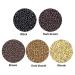 200 Pcs 3.0mm Brown Silicone-Lined Copper Nano Rings Micro Beads for Hair Extensions - Buy Online on SooperMarket.com