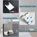 Flywave Shaver Bracket - 4 Piece Self-Adhesive Stainless Steel Razor Holder for Bathroom Kitchen & Bedroom - Buy Online on SooperMarket.com
