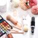 Small Travel Brush Makeup Set - 4 in 1 Portable Mini Lip, Foundation, Blending Powder, Eye Shadow Brushes for Women - Buy Online on SooperMarket.com