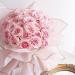 LEMEOSO 20 Sheets Flower Wrapping Paper with Ribbon | Waterproof Floral Bouquet Supplies for Wedding, Birthday & DIY Crafts | 22.8x22.8 Inch (Pink) - Buy Online on SooperMarket.com