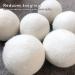 Reusable Dryer Balls Set - 6 Fabric Softening Balls for Wrinkle Reduction & Static Control | Save Drying Time | International Shipping - Buy Online on SooperMarket.com